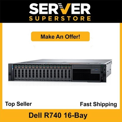 Dell PowerEdge R740 Server 2x Silver 4114 =20 Cores | 32GB RAM | H330 | 2x trays