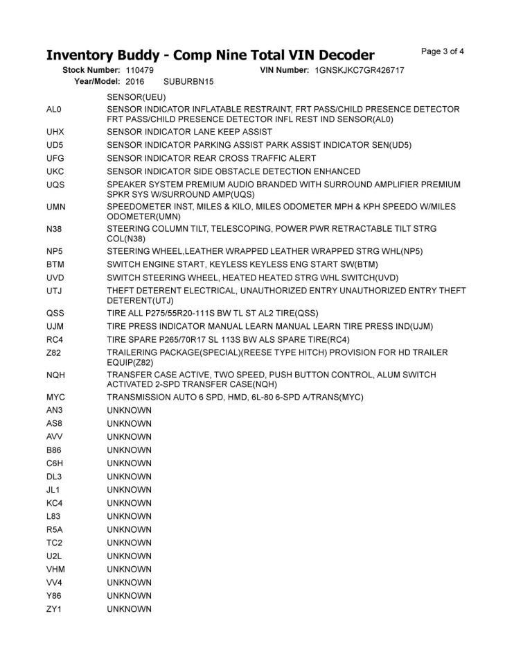 Wheel 20x9 5 Spoke Chrome Opt RD2 Fits 15-20 SUBURBAN 1500 10316562