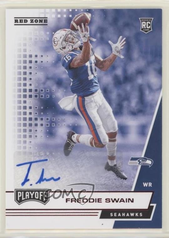 Freddie Swain Panini Playoff #256 Autograph-Red Zone