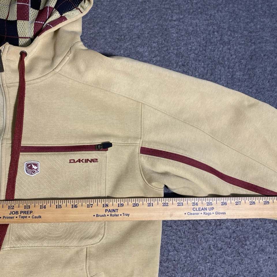Sudadera con Capucha Dakine De Colección Para Hombres Mediana Beige Gorp Spellout Años 90 Esquí Patinador Sudadera Foto 4 de 4