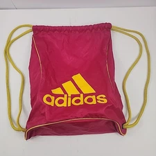 Adidas drawstring backpack Pink Yellow