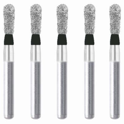 Pear 1.8 mm Dia Extra Coarse Grit Diamond Bur 5/Pack [1853-237.18EC3]