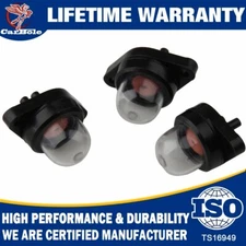 3 Pack Primer Bulbs For 188-518 Poulan 1900LE 1950 2050 2055 2075 2150 2175 2375
