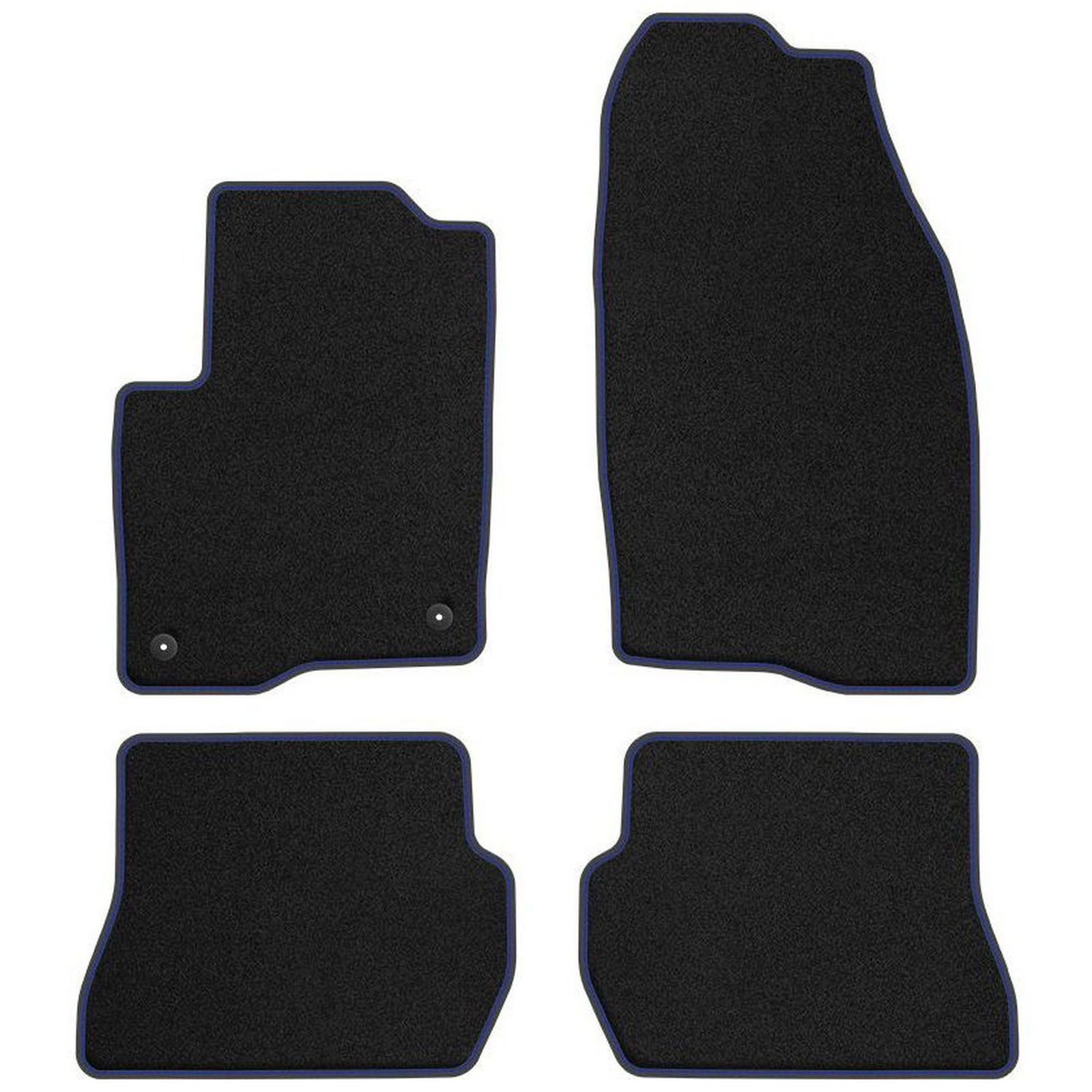 Tapis de sol velours premium bleu mat sur mesure pour votre Ford Fusion