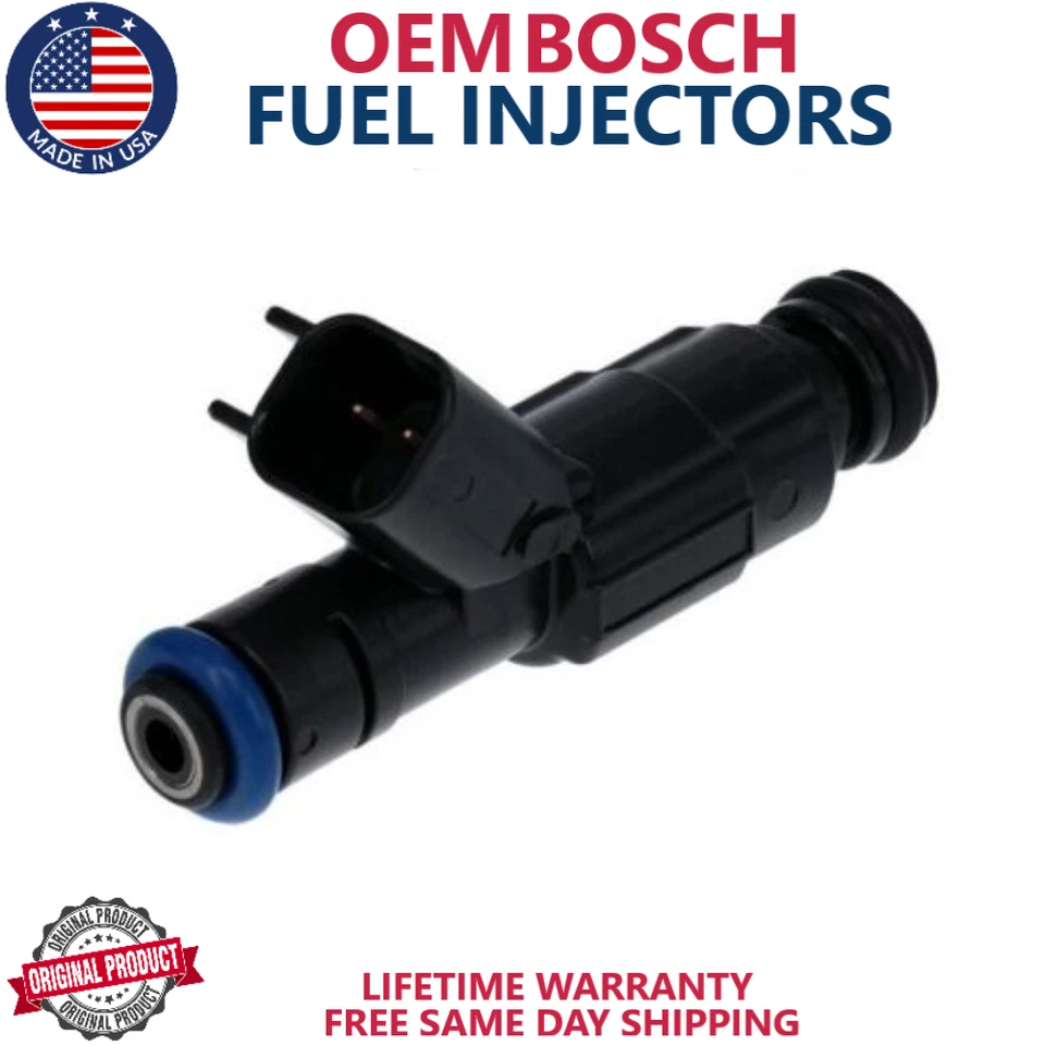 6 件装全新原始设备制造商博世燃油喷射器 2005 - 2009 雪佛兰 Equinox,庞蒂亚克 Torrent V6 — 第 4/4 张图片