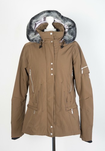 light brown parka womens