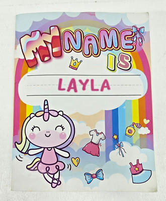 My Name is Leyla: Personalized Primary Tracing Book / Learning How to Write Thei