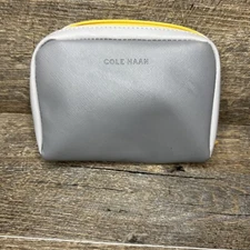 COLE HAAN Yellow FIRST CLASS Toiletry pouch bag AMENITY KIT  K1