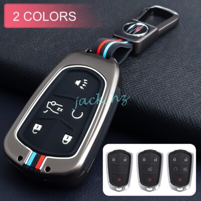 For Cadillac XT4 XT5 XT6 Car Key Fob Cover Case Chain 3 4 5