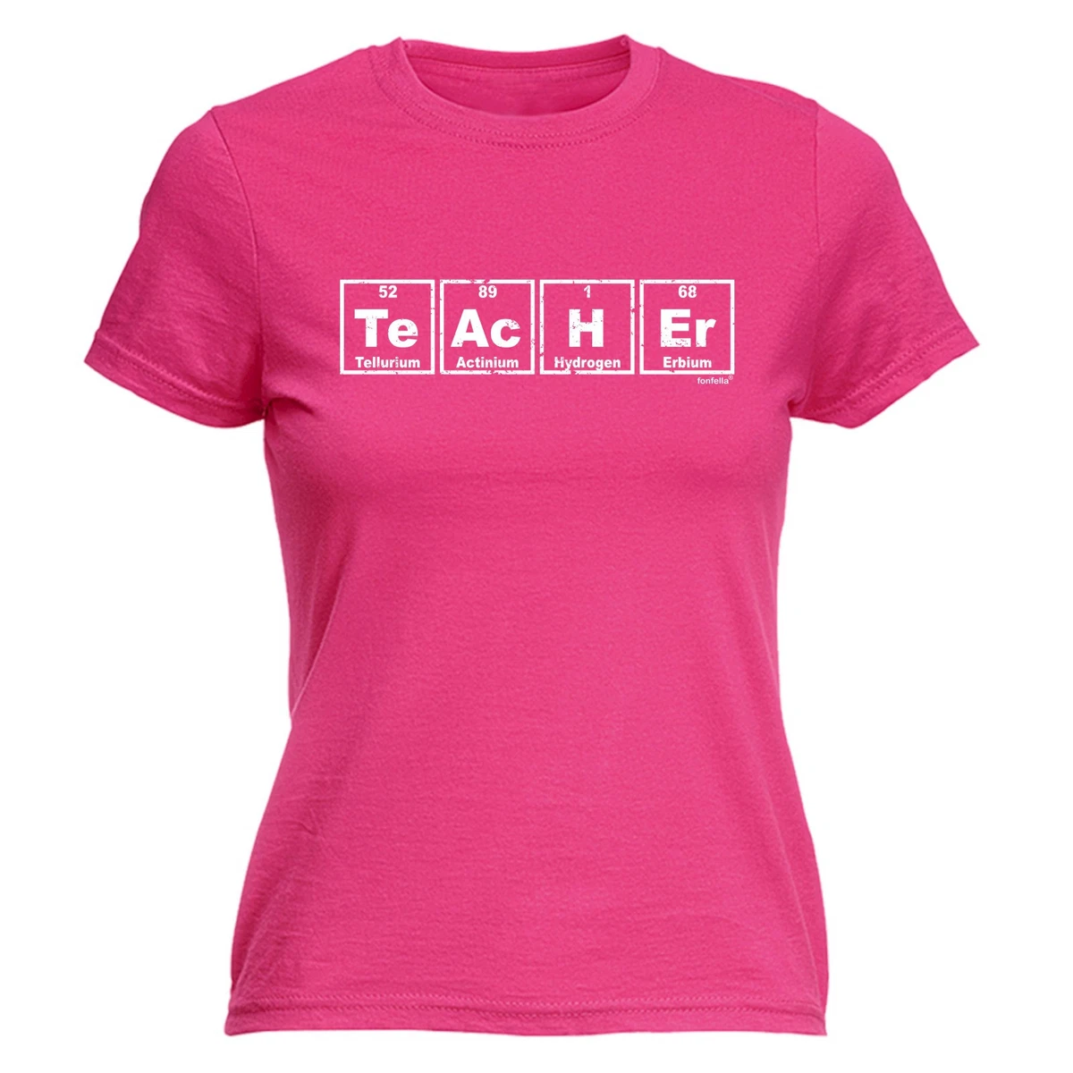 Teacher Periodic Table Element WOMENS T SHIRT School College Tee Gift birthday