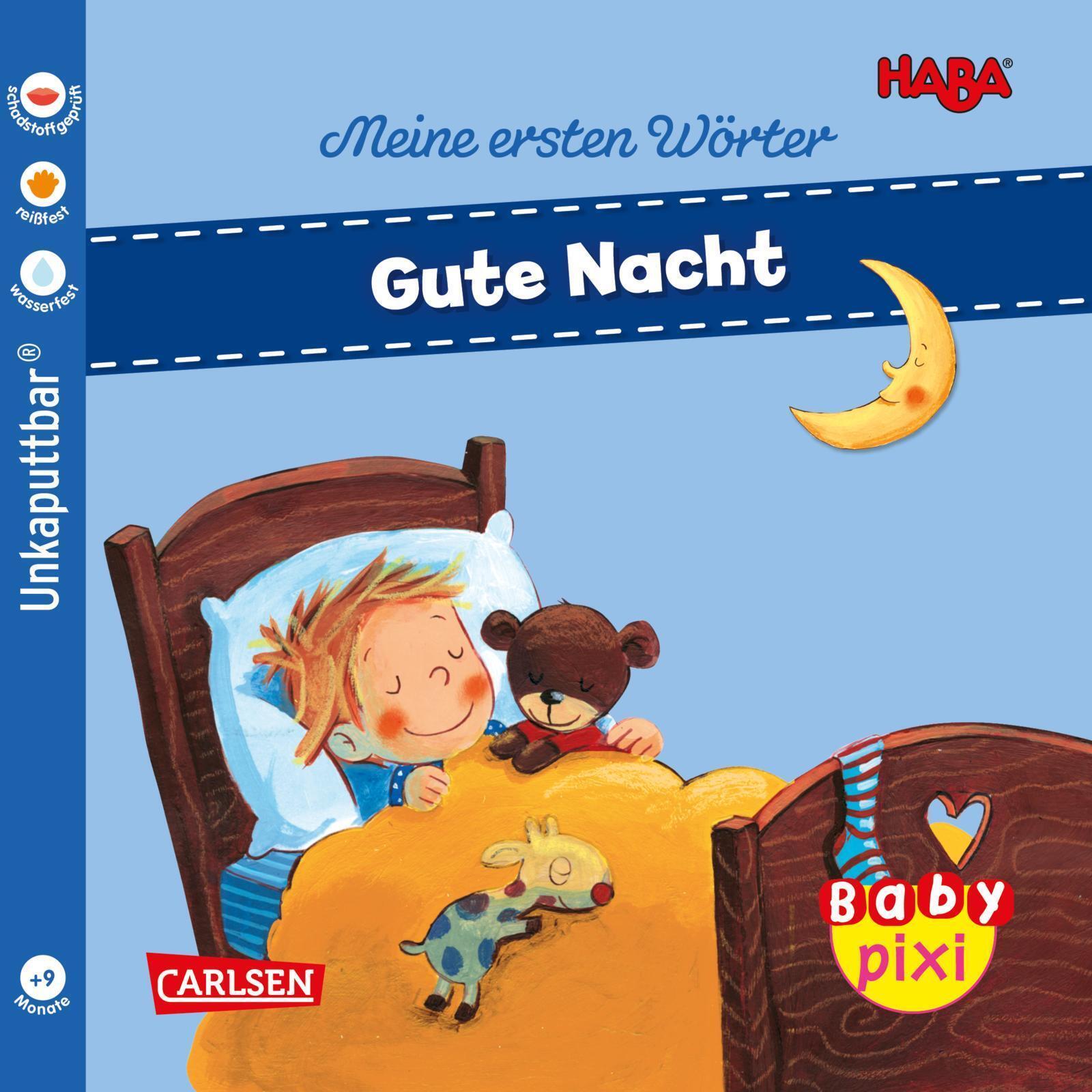 Thumbnail - Baby Pixi (unkaputtbar) 88: Ve 5 Haba Erste Wörter: Gute Nacht (5