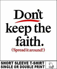 RELIGIOUS SPREAD FAITH JESUS CHRISTIAN GOD SHORT SLEEVE T-SHIRT WS96