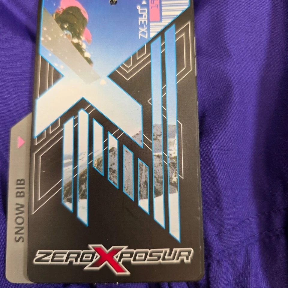 ZeroXPosur Boy's Snow Bib Pants Snowsuit Skisuit Winter Blue Size S (4) NEW - Image 4 of 4