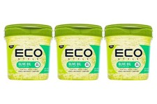3 PK Eco Style Gel Olive Oil Styling 8oz