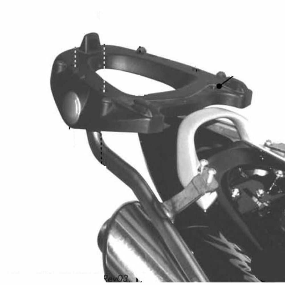 Portaborse Per Moto Suzuki GSR 600 2006-2010 | Supporto Laterale In Acciaio Per Borse Morbide - Foto 5