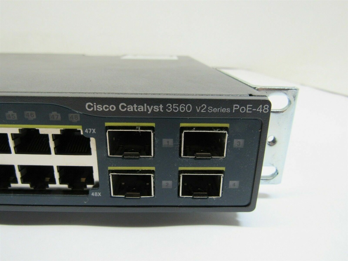 Cisco WS-C3560V2-48PS-S Like Cisco WS-C3560-48 PS-S 15.0 iOS CCNA 