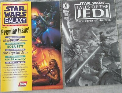 Star Wars Galaxy Magazine #1 & Star Wars Tales of the Jedi Special Ashcan 