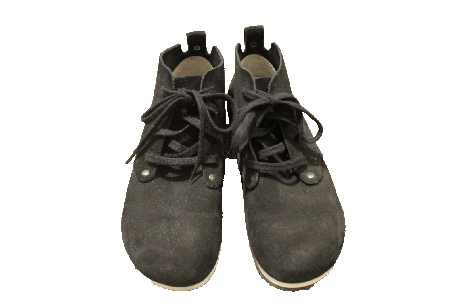 Birkenstock Dundee Plus Chukka Black Leather Suede Ankle Boots