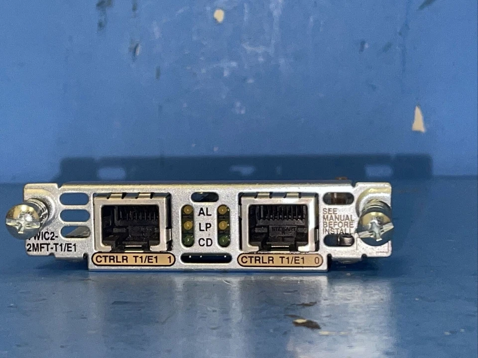 VWIC2-2MFT-T1-E1 CISCO DUAL PORT T1/E1 2ND GEN MULTIFLEX TRUNK VOICE WAM INTERFA - Image 3 of 4