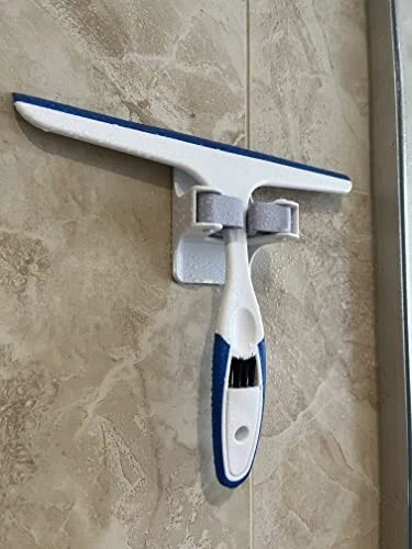 Paquete de 4-8 soportes autoadhesivos para escoba juego de barras y fregona montados en la pared Foto 4 de 4