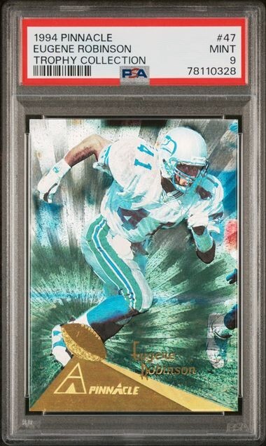 1994 PINNACLE TROPHY COLLECTION #47 EUGENE ROBINSON PSA 9 MINT SEATTLE SEAHAWKS
