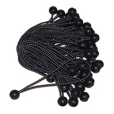 NEW  ( 100pc ) THICK Heavy Duty 9" Ball Bungee Cord 100% Natural Latex