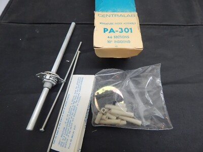 CENTRAL LAB PA-301 SWITCH 4-6 SECTIONS 30 DEG INDEX - US SELLER FAST SHIPPING