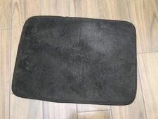 Memory Foam Bath Mat Rug, 23 x 16 Inches,  Machine Wash, Non-Slip, Black  _