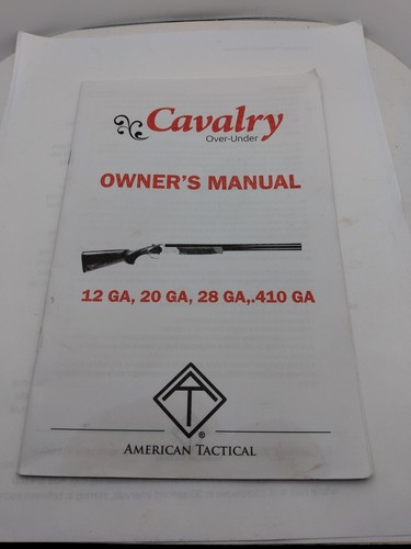 AMERICAN TACTICAL ATI CALVARY & CRUSADER OVER-UNDER SHOTGUN Owners ...