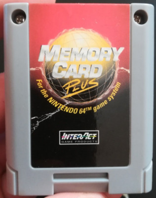 Memory Card Plus Für N64 Nintendo 64