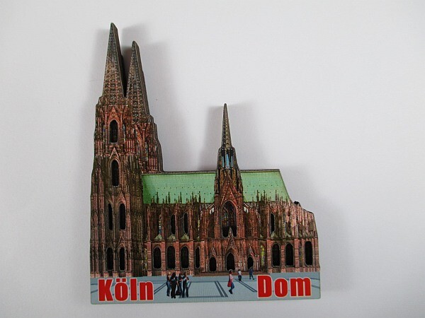 Cologne Cathedral Cologne Wood Souvenir Magnet, Germany Germany, New