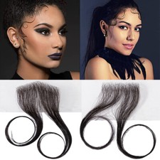 Lace Edges Baby Hair 100 Virgin Human Hair Fake Edges Reusable Hairline Pieces