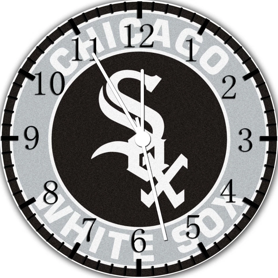 Chicago White Sox Frameless Borderless Wall Clock Nice For Gifts or Decor F64