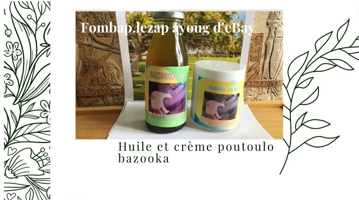 Crème Bazooka Bangala - Produit Grossissement Pénis, 500g, Formulation Plantes, Promo