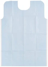 Tidi 917493 Oral Surgery Dental Bibs Tissue Poly X-Large 29" X 42" Blue 50/Cs