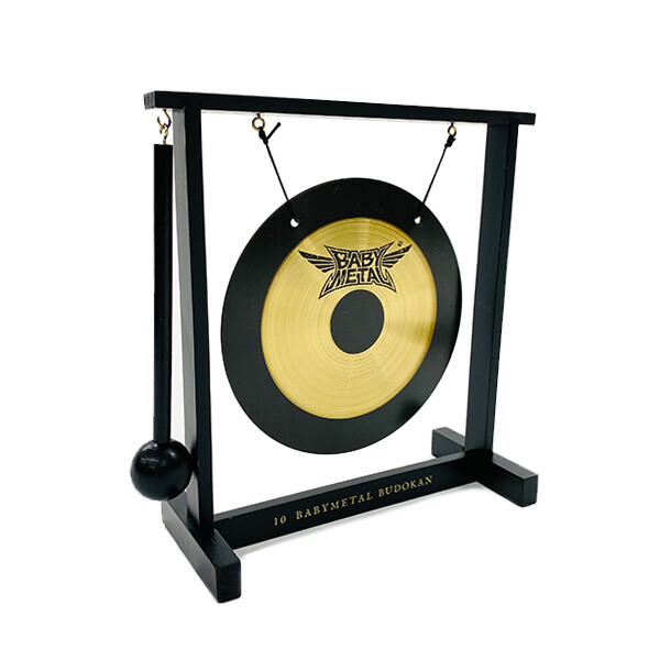 10 BABYL BUDOKAN MINI GONG＆STICKER 10 BABYMETAL BUDOKAN BABYMETAL MINI GONG＆STICKER PACK WORLD