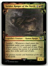 Strider, Ranger of the North Showcase Scrolls - The Lord of the Rings MTG NM