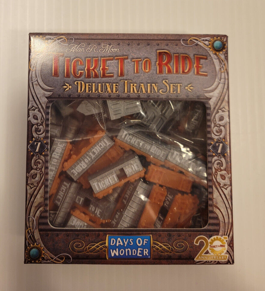 トレインカードゲームα 2ボックスセット Ticket to Ride Deluxe Train Set 20th Anniversary New Game Box