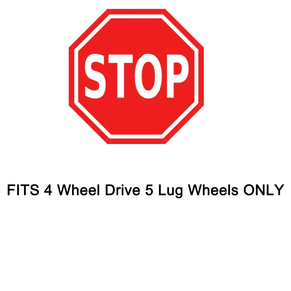 Rotor de freno delantero y trasero 4x4 5 tacos 12,13" y 13,15" para Ford F-150 Lobo 1999-2003 Foto 3 de 4