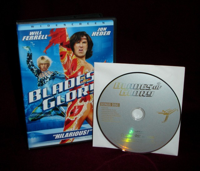 BLADES OF GLORY WIDESCREEN DVD + PROMO BONUS DISC EXTRA FEATURES WILL