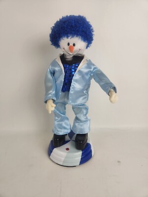 RARE 2006 Gemmy Disco Snowman Singing Dancing *Funky Town & Jingle Bells WORKS!