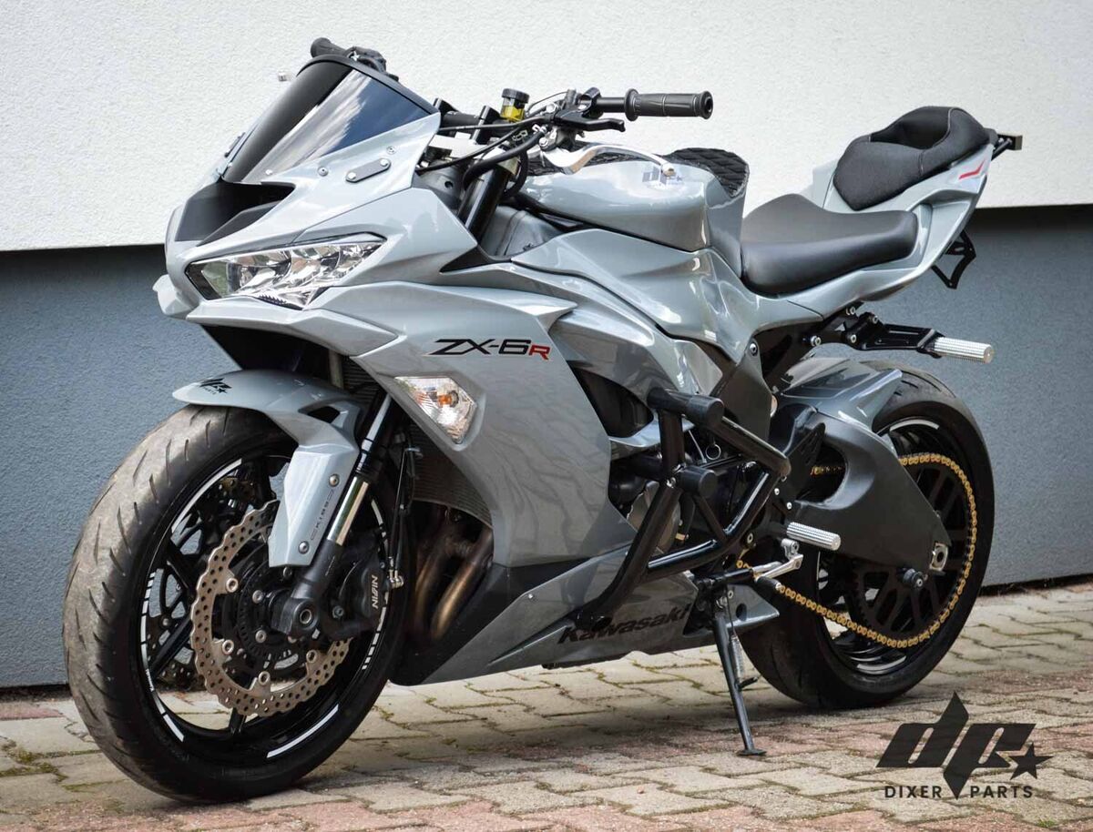 Center Rack Frame Steel Bar Tail Rear Kawasaki ZX6-R 636 Center Rack Frame Steel Bar Tail Rear Kawasaki ZX6-R 636