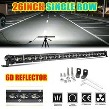 8 14 22 32 42 52 Led Light Bar Spot Flood Combo Fog Driving Truck Offroad Suv