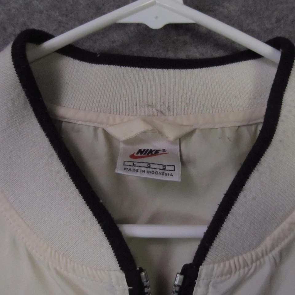 Vintage Nike Track Suit Mens Large Green White Windbreaker Jacket Pants 90s - Image 3 of 4