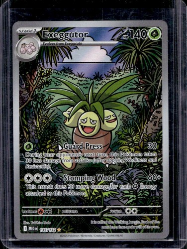 2025 Pokemon Mega Evolution Exeggutor Illustration Rare #135/132 | eBay