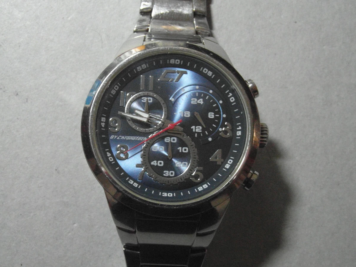 Chronotech Orologio Unisex Analogico Al Quarzo CT7468-07 – Cassa E Cinturino In Acciaio Inossidabile Argento - copertina