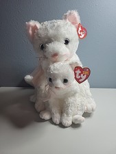 Set Of 2 Retired Beanie Buddy  Beanie Baby FANCY the Cat Rare Vintage2003 New