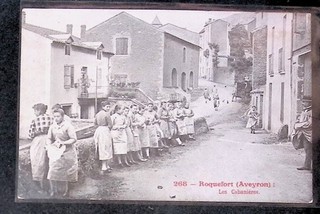 CPA ROQUEFORT Aveyron les cabanières au repos