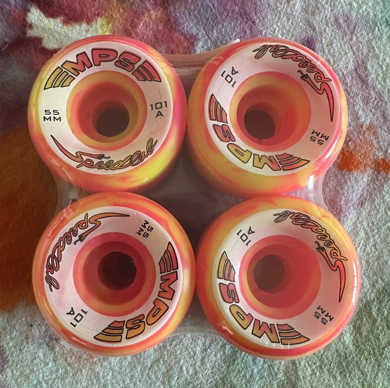 MPS SPEEDLAB skateboard wheels swirl wannabe Sims snakes spitfire bones ricta 