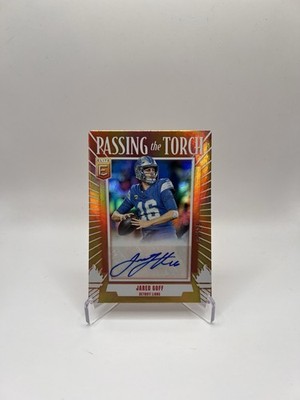 2025 Panini Donruss Elite - Jared Goff / Andre Ware - Passing The Torch Auto /25